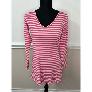 Victoria’s Secret Stripe Long Sleeve T-Shirt Dress Size Small